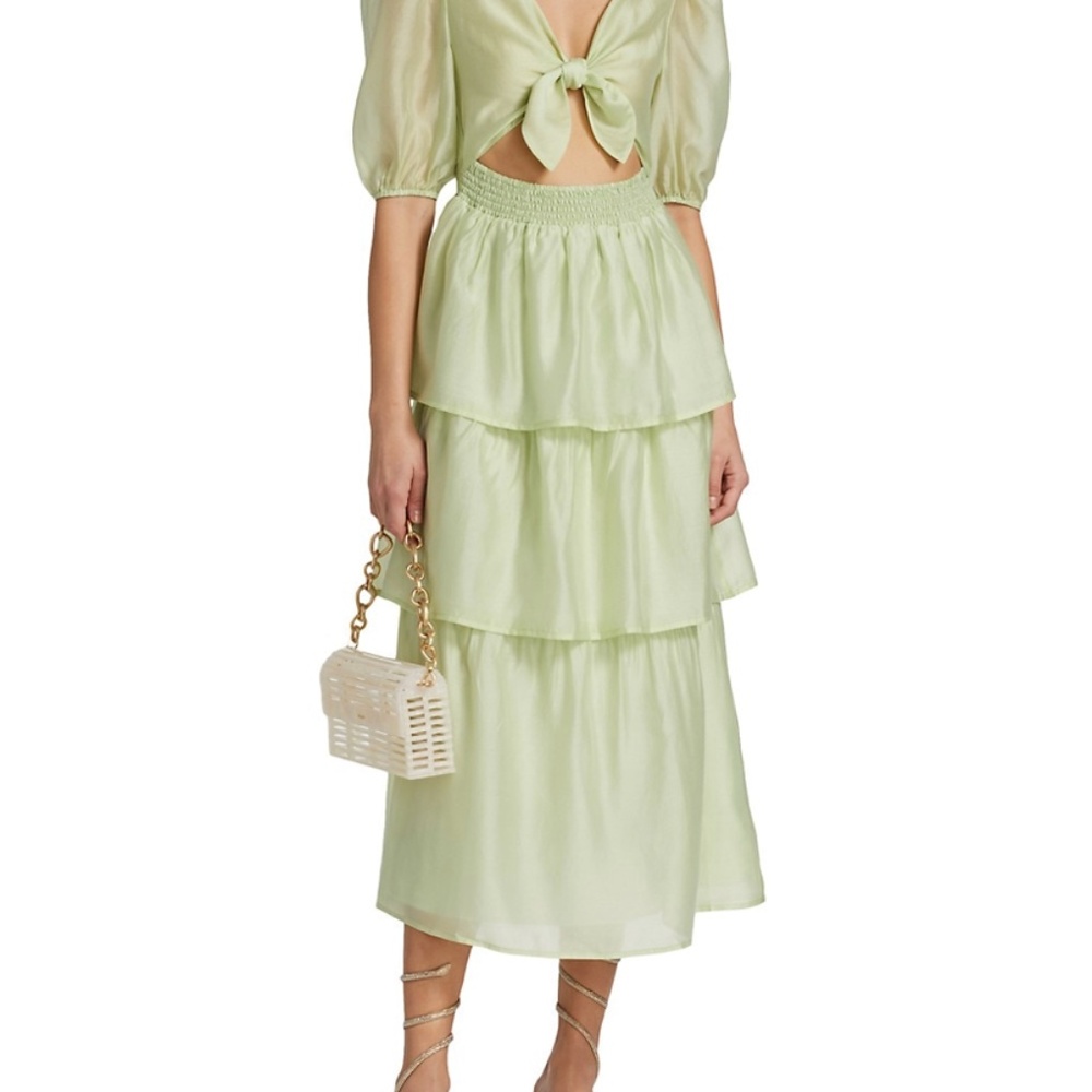 WAYD tiered midi dress